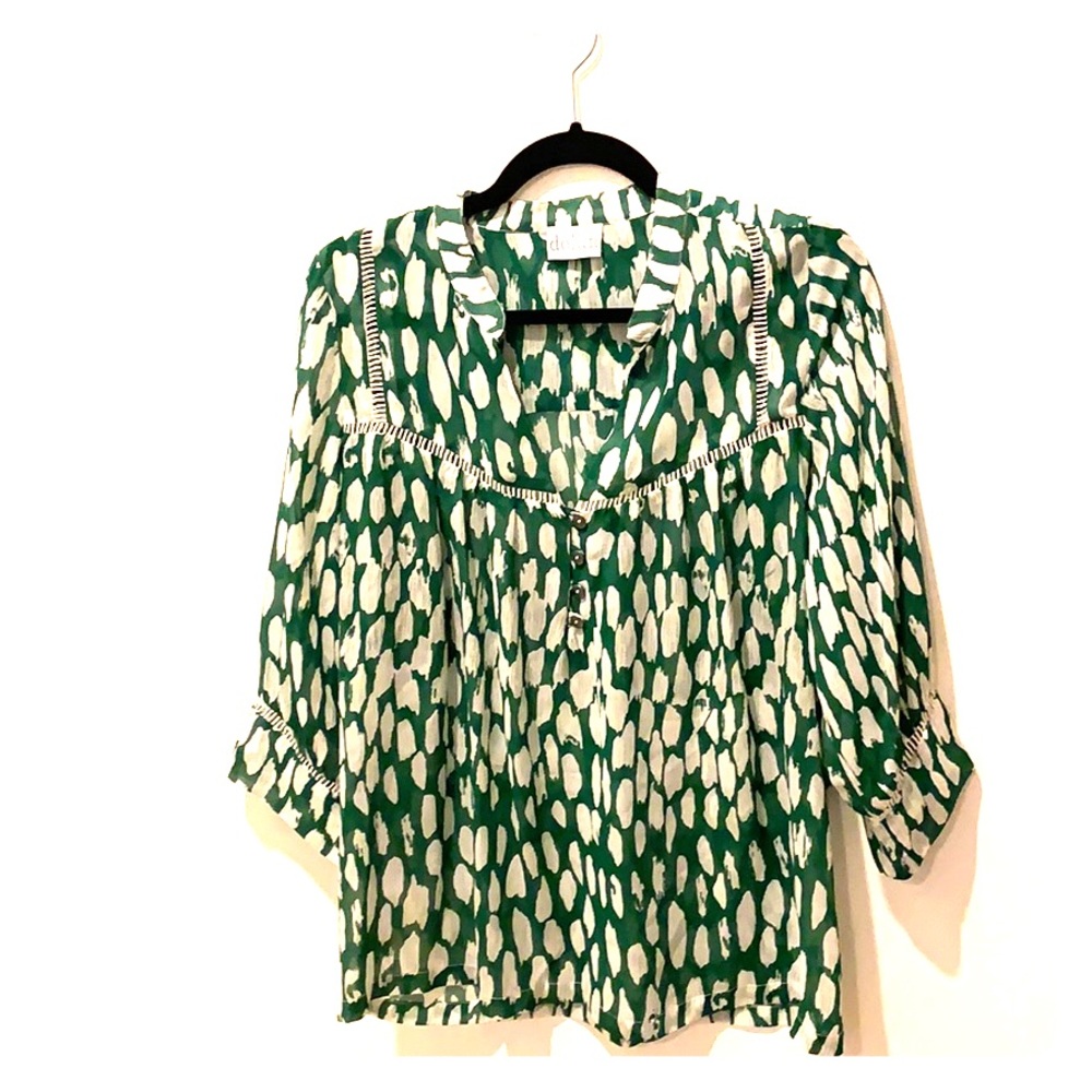 Green blouse